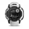 Garmin Instinct 2X Solar 2.79 cm (1.1) MIP 50 mm skaitmeninis 176 x 176 pikselių jutiklinis baltas GPS (palydovinis)