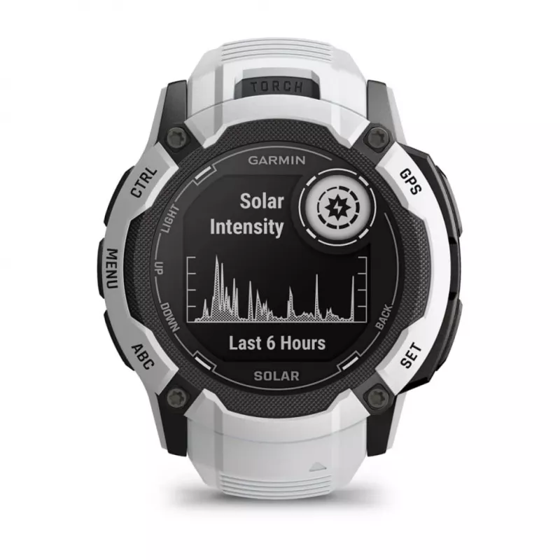 Garmin Instinct 2X Solar 2.79 cm (1.1) MIP 50 mm skaitmeninis 176 x 176 pikselių jutiklinis baltas GPS (palydovinis)