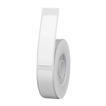 Termo etiketės NIIMBOT T12×40 12×40 mm 160 vnt. Baltos – popierinės, nuolatinis klijus