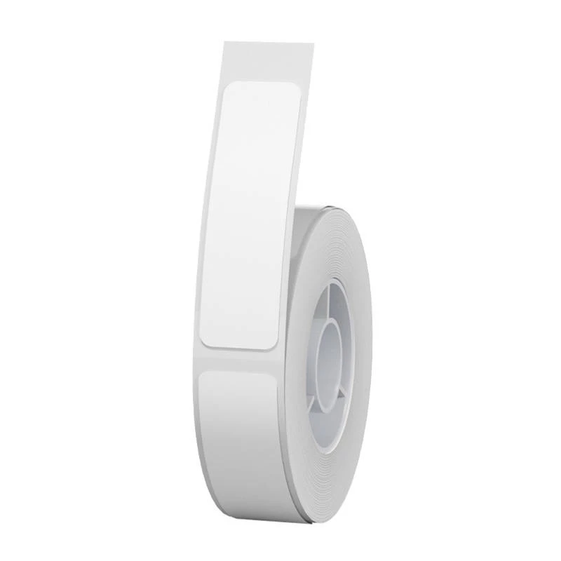 Termo etiketės NIIMBOT T12×40 12×40 mm 160 vnt. Baltos – popierinės, nuolatinis klijus