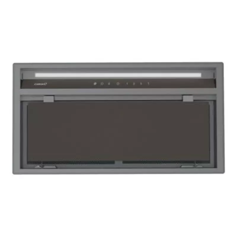 Įmontuojamas gartraukis CATA GCX 53 SD — 530 mm plotis, 750 m³/h, metaliniai riebalų filtrai, jutiklinis valdymas, pilka