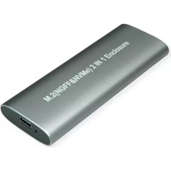 Value 16.99.4132 Saugojimo disko korpusas SSD korpusas Sidabrinis M.2 (16.99.4132)
