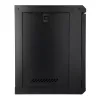 EXTRALINK LITE 9U 530X400 SIENINĖ RACK STOVO SPINTA JUODA SU LENTYNA