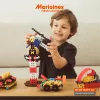 Žaislinis konstruktorius Marioinex Blocks mini Waffle Expert — 100 detalių, įvairiaspalvis, amžius 3+