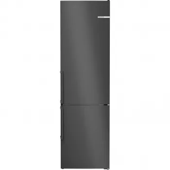 Bosch Serie 4 KGN39VXBT šaldytuvas-šaldiklis Laisvai pastatomas 363 L Juodas