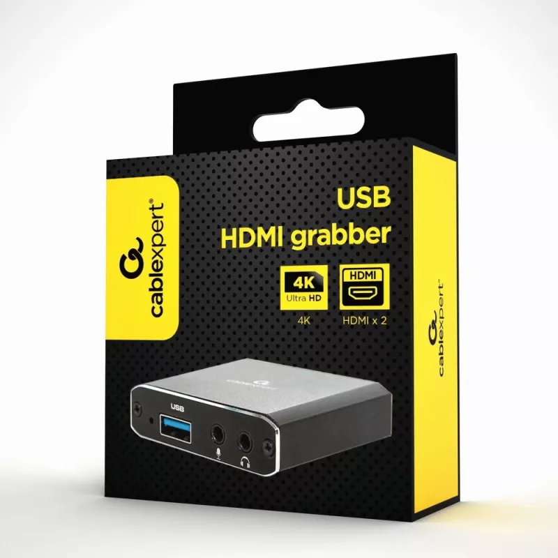 Gembird UHG-4K2-01 USB grafikos adapteris Juodas