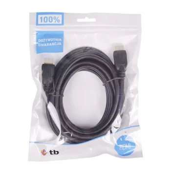 TB V 1.4-HDMI-kabelis auksuotas 3m.