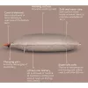 Šildymo pagalvėlė Beurer HK77 su įkraunama baterija Smokey-Taupe – nešiojama elektrinė šilumos pagalvėlė