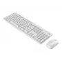 Logitech MK295 Silent - klaviatūros ir pelės rinkinys - belaidis - 2,4 GHz - itališka - balkšva