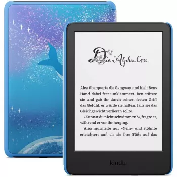 E. knygų skaityklė Amazon Kindle Kids jutiklinis ekranas 16 GB Wi-Fi juoda mėlyna