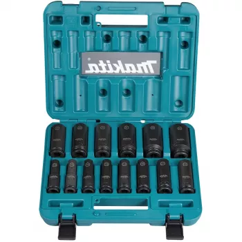 Makita E-16586 smūginis lizdų komplektas Juoda, Žalia