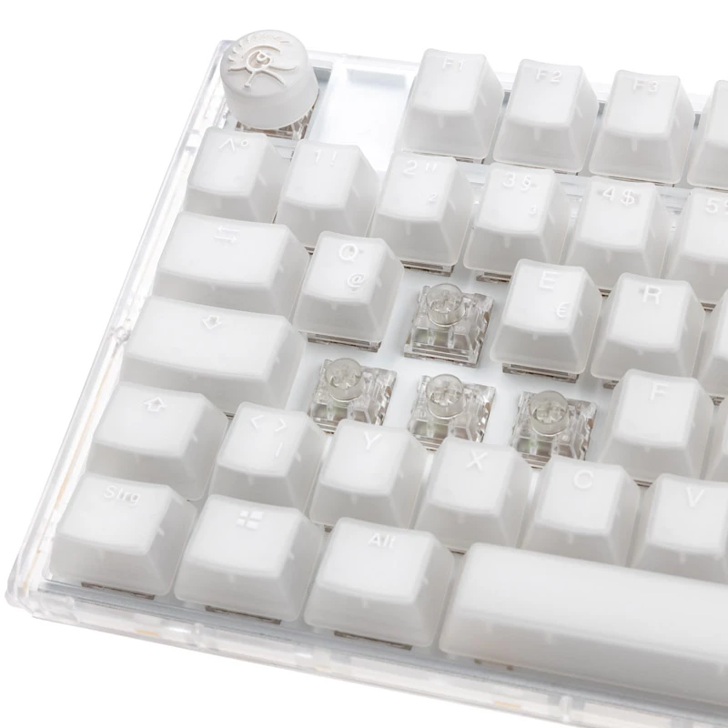 Ducky One 3 Aura Baltas TKL žaidimų klaviatūra, RGB LED - Kailh Jellyfish Y