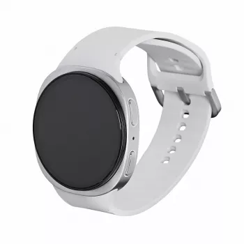 Išmanusis laikrodis Samsung Galaxy Watch 8 44 mm sidabrinis, 1,5 colio AMOLED 480x480, 5 ATM, GPS, 32 GB, 435 mAh