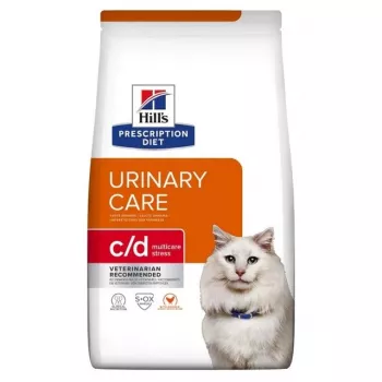 HILL'S PRESCRIPTION DIET Feline c/d Urinary Care Multicare Stress sausas kačių maistas su vištiena 3 kg