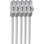 Tinklo kabelis ShiverPeaks BS75512-SET5 2m Cat7 S/FTP Pilkas