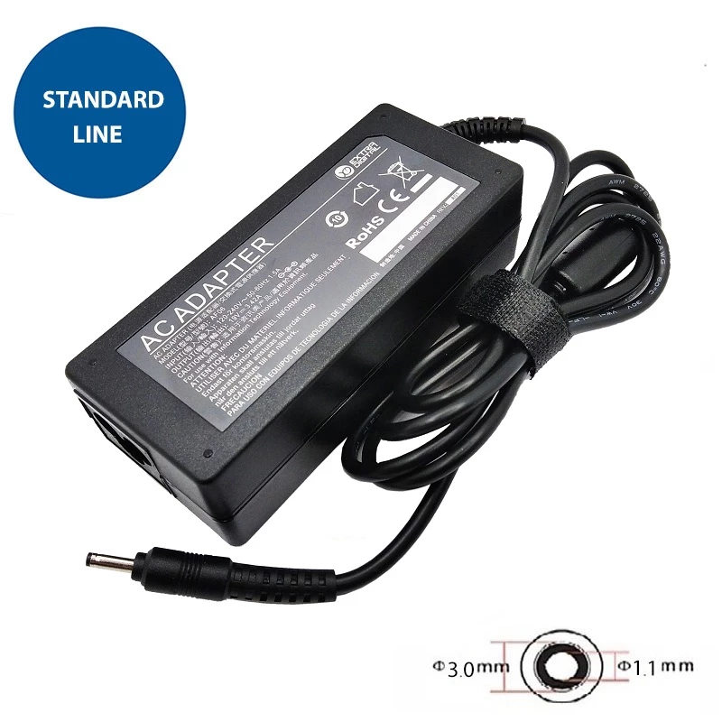 Maitinimo adapteris Extra Digital AC65F3011 65W Juodas