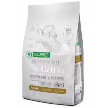 Sausas šunų maistas Nature’s Protection Superior Care White Dogs Grain Free Small Lamb 10 kg, be grūdų, suaugusiems mažų veislių šunims