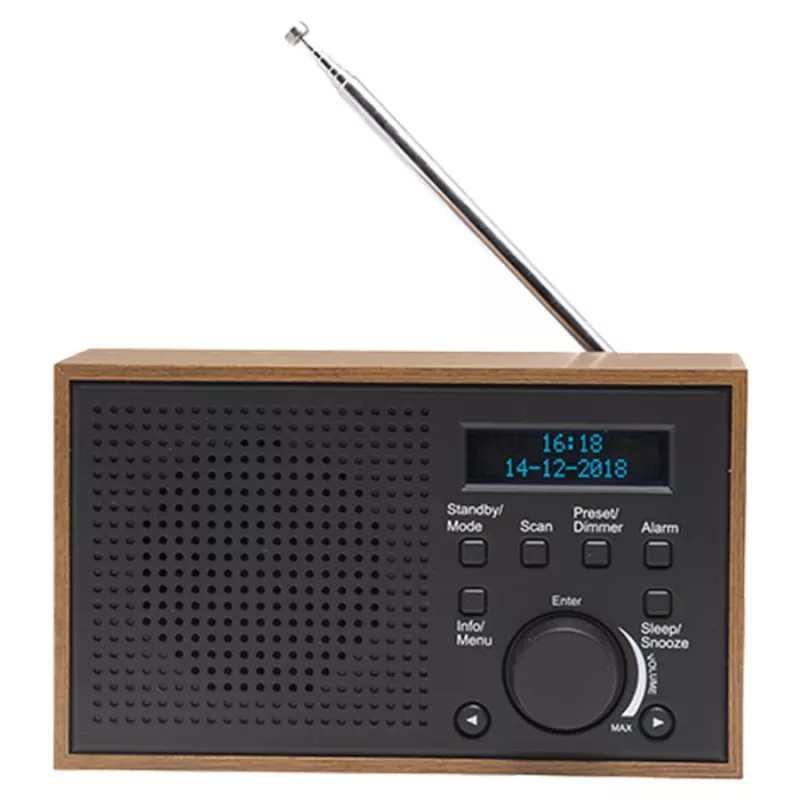 Radio Denver DAB-46DARK Pilka