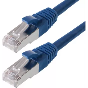 Tinklo kabelis Helos CAT5e SF/UTP 0,25 m mėlynas