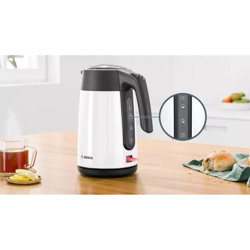 Bosch TWK7L461 elektrinis virdulys 1,7 l 2400 W balta
