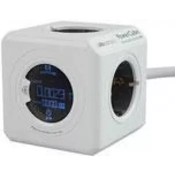 PowerCube Extended Allocacoc 8910/DEEXMO maitinimo lizdas su laidu ir skaitmeniniu ekranu