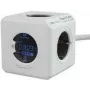 PowerCube Extended Allocacoc 8910/DEEXMO maitinimo lizdas su laidu ir skaitmeniniu ekranu