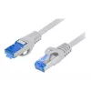 Tinklo kabelis LANBERG PCF6A-10CC-0150-S Cat6a S/FTP RJ-45 — 1,5 m, pilkas