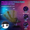 Extralink Gaming | Žaidimų kėdė | biuro, sukiojama, kaušo formos, juoda, G-524