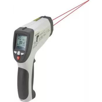 VOLTCRAFT IR 1201-50D USB infraraudonųjų spindulių termometras Optik 50:1 -50 iki 1200 °C pirometras (1599564)