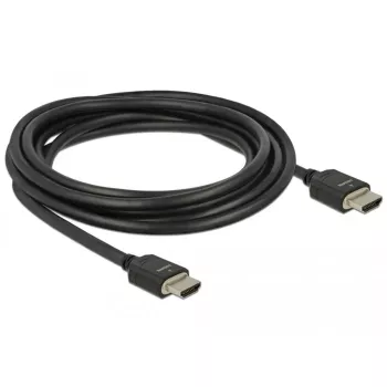 HDMI laidas DeLOCK 85295 3 m, A tipo kištukas į A tipo kištuką, juodas