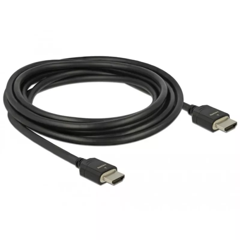 HDMI laidas DeLOCK 85295 3 m, A tipo kištukas į A tipo kištuką, juodas