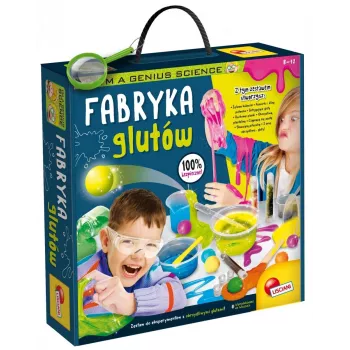 „Liscianigiochi I'M A Genius“ gleivių gamyklos amatų rinkinys — praktinis gleivių gaminimo rinkinys