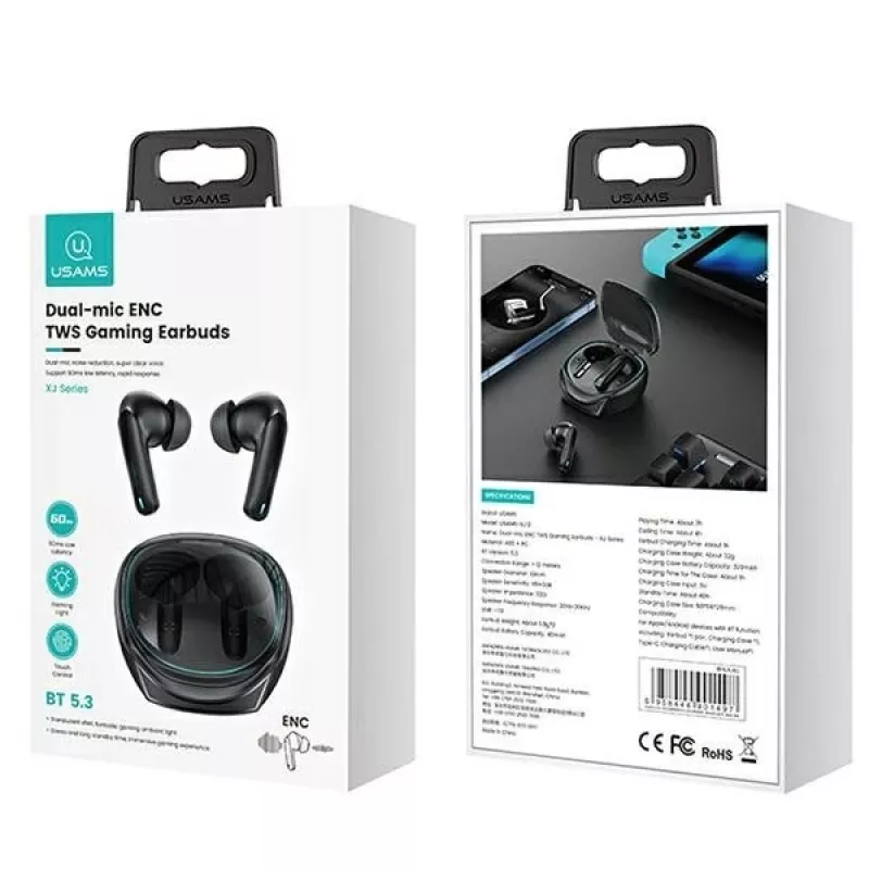 Bluetooth ausinės Usams XJ13 Gaming