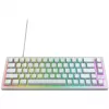 CHERRY K5V2 kompaktiška klaviatūra, skirta žaidimams, USB, QWERTY, anglų k., balta, 67 klavišai, RGB LED