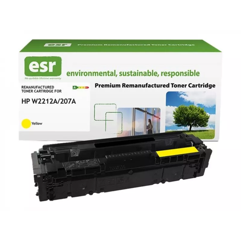 ESR suderinamas dažų kasetė HP W2212A geltona perdirbta 1 250 puslapių