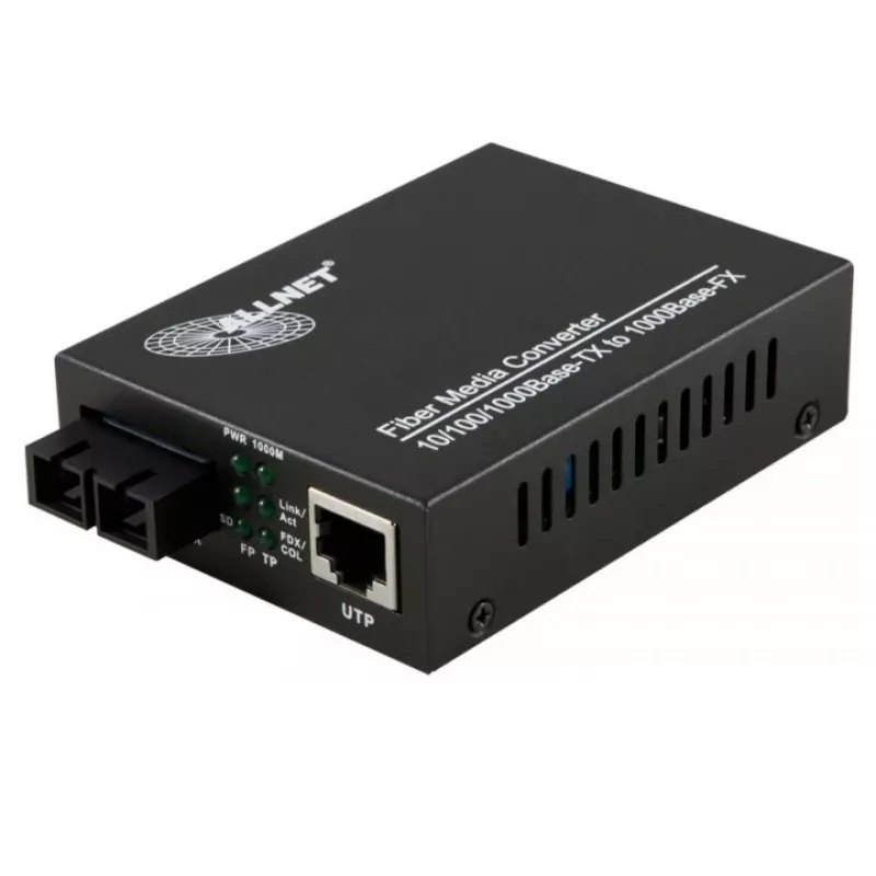 Tinklo medijos keitiklis ALLNET ALL-MC105G-SC-SM