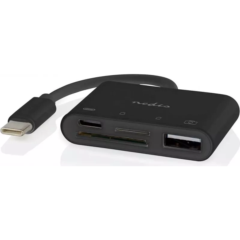 Nedis USB-C „MicroSD“ kortelių skaitytuvas (CCGB64780BK01)