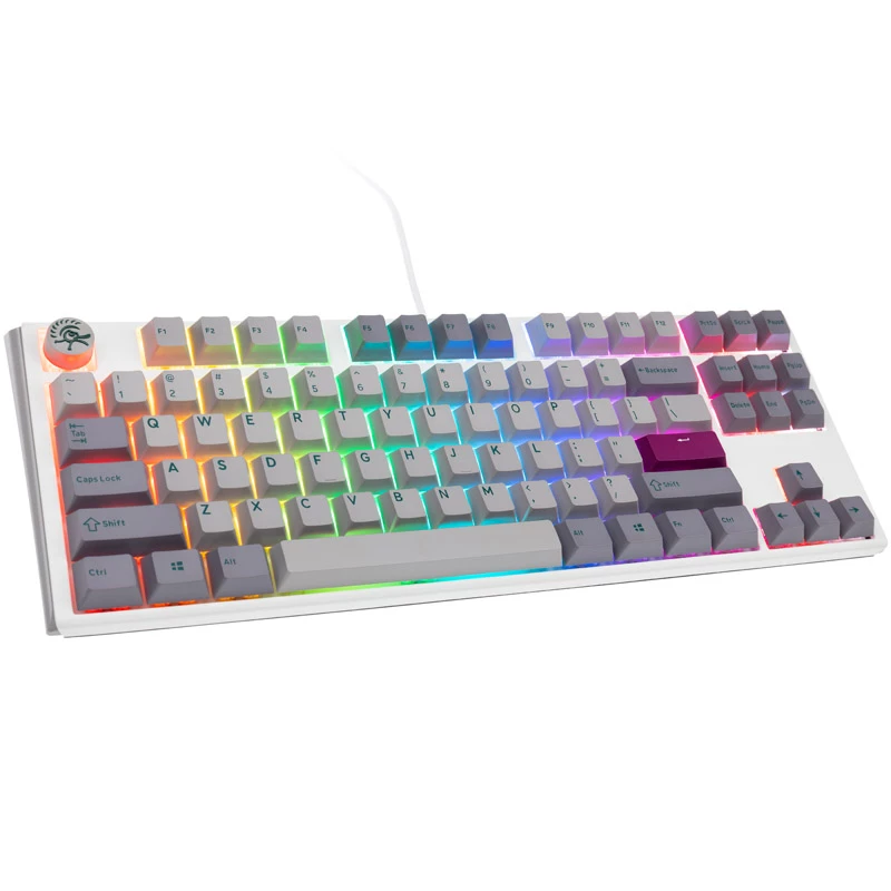 Ducky One 3 TKL Mist Pilka klaviatūra, žaidimams, USB, JAV anglų k.