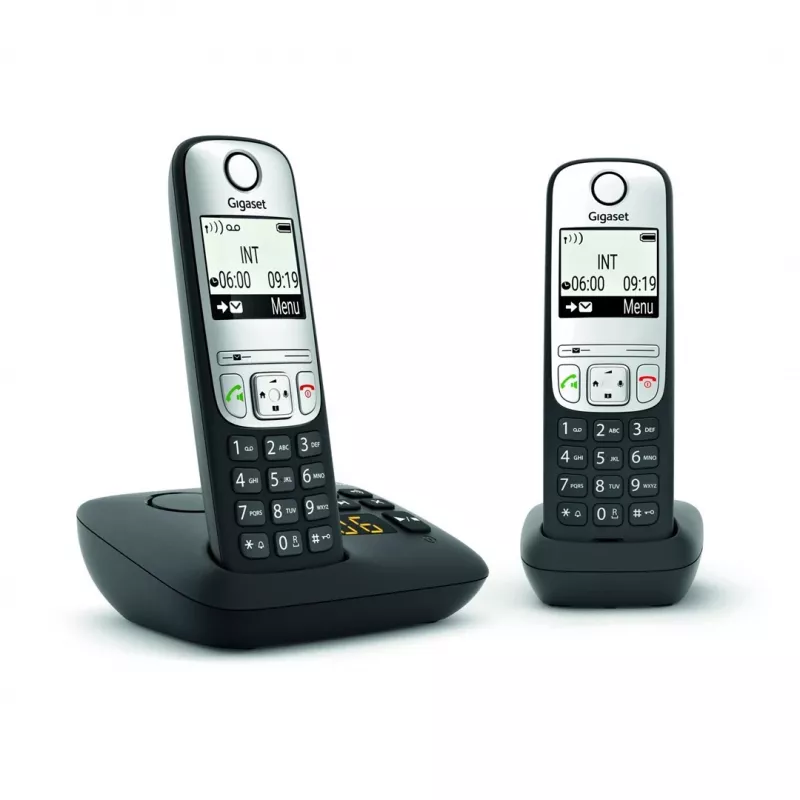 Belaidis telefonas Gigaset A690 A Duo juodas