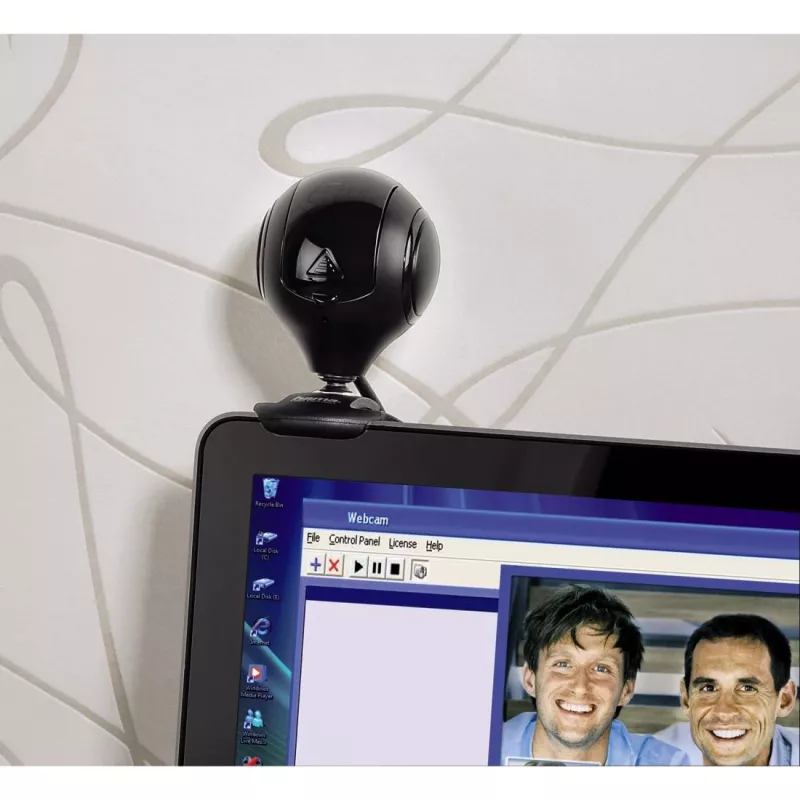 Hama 00053950 internetinė kamera 1.3 MP 1280 x 1024 pikselių USB 2.0 juoda