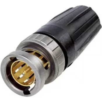 Neutrik BNC-Connector Plug, tiesus 75 1 vnt. (NBNC75BLP9X)