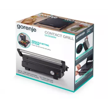 Gorenje Daugiafunkcinis Grilis | GCG2000M | Grilis | Juoda