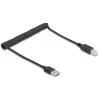USB laidas DeLOCK 90130 USB 2.0 0,8 m juodas