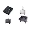 Alumaxx Pilotenkof Pandora sw 45169 juodas — ALUMAXX lagaminas/portfelis modelis 45169-OB