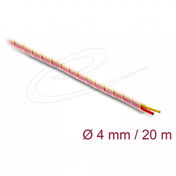 Kabelių įvorė DELOCK 19012 permatoma, ilgis 20 m, vidinis skersmuo 2 mm, išorinis skersmuo 4 mm, temperatūra –40–200 °C