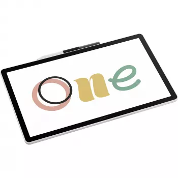 Wacom One skaitmeninis keitiklis 14 colių LCD ekranas su jautria lietimo technologija, 4096 slėgio jautrumo lygiai