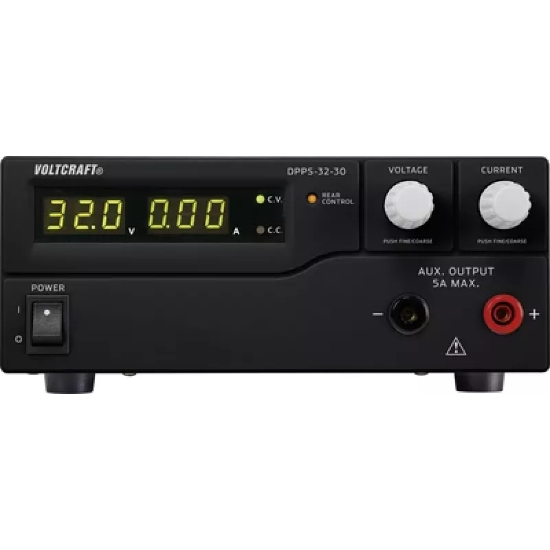 VOLTCRAFT Laboratory maitinimo šaltinis, reguliuojamas DPPS-32-30 1 - 32 V/DC 0 - 30 A 960 W USB programuojamas Išėjimų skaičius 1 x (DPPS-32-30)
