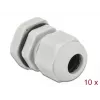 Kabelio sandariklis DeLOCK 60197 Pilkas Plastikinis 10 vnt.