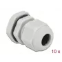 Kabelio sandariklis DeLOCK 60197 Pilkas Plastikinis 10 vnt.