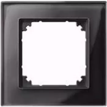 Merten vieno posto rėmelis System M, M-Plan Juoda 489103 (489103)